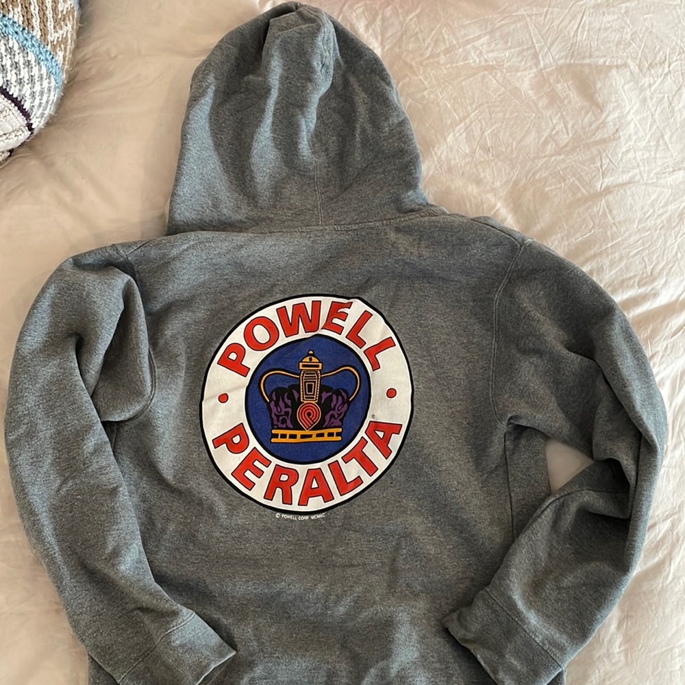 Powell Peralta “supreme” zip up hoodie